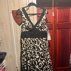 OC OC black and white dress
